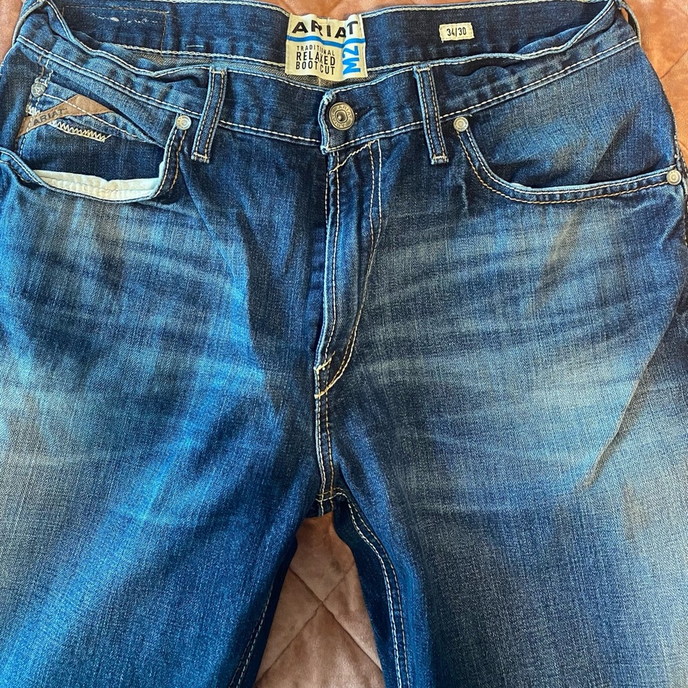 Ariat Men's Dark Blue Bootcut Jeans